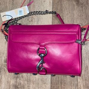 NEW WITH TAGS.  Rebecca Minkoff Mini Mac Magenta
